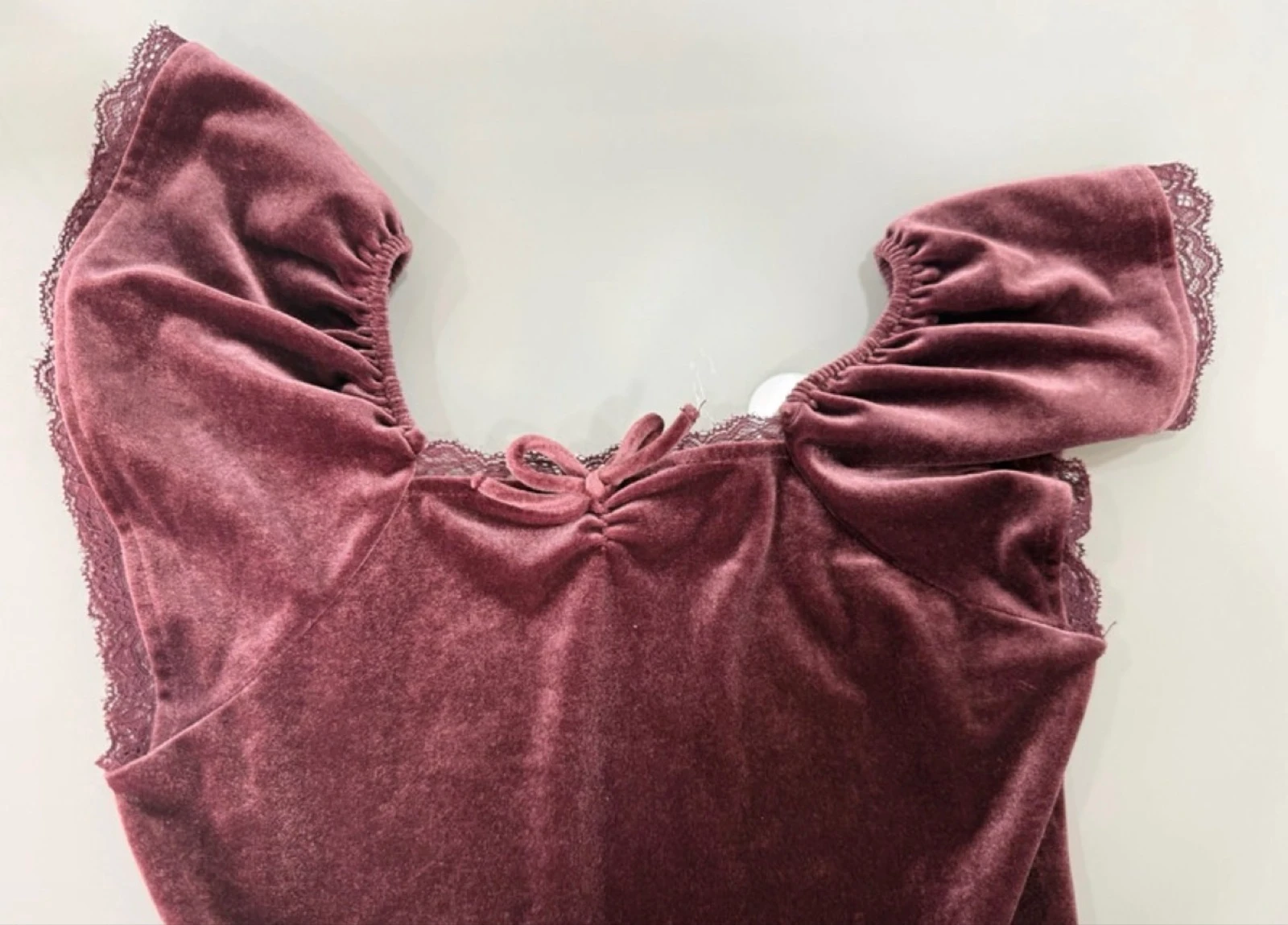 Body em veludo / Body en velours – photo 3